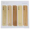 Oak Village Wooden Set of Wood Made In Solid Stylish Bookmarks, Bookmarks, 5, Bookmarks, Wooden, Grain, Japan, Wood,