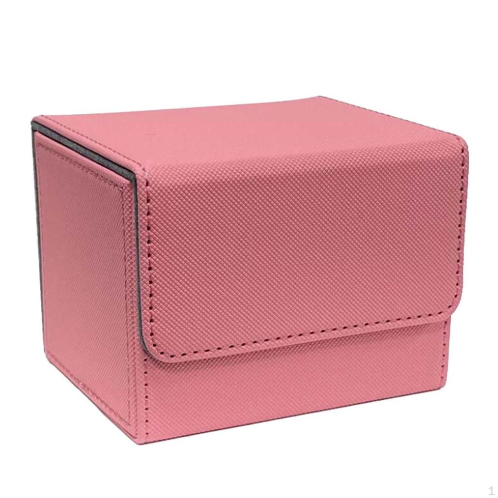 Trading Card Deck Box PU Leather Magnetic Closure Cards