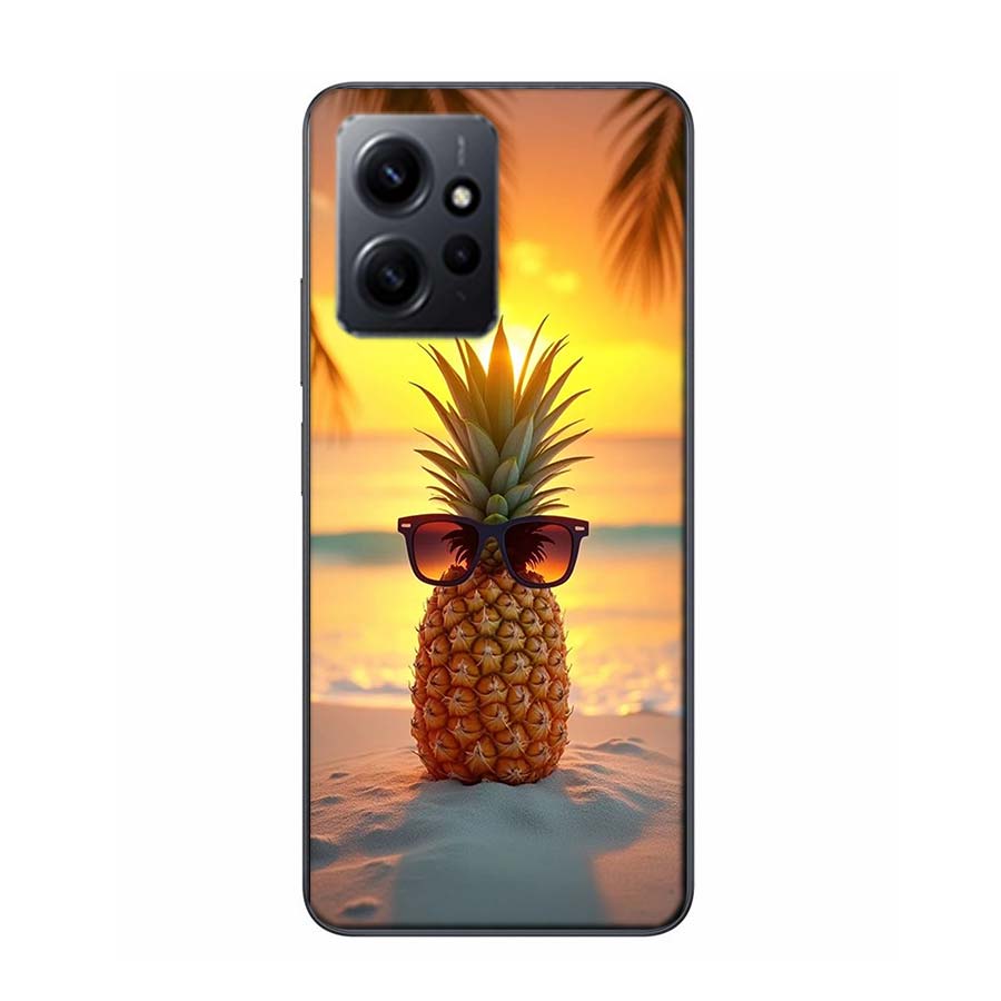 Harvest Pineapple Phone Case For Redmi Note 14 15 Pro 5G 13 12 Pro Plus 11 11T 11E 11S 10 Pro 10S 9 9S Cover Cell Clear TPU Capa