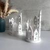 Leaf Butterfly Animal Skeleton Candle Holder Silicone Mould Plaster Cement Moulds
