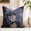 Game SSally Face Cushion Cover Eco Linen Pillow Case DoubleSided Print Breathable Durable Zipper Home Decor Gift