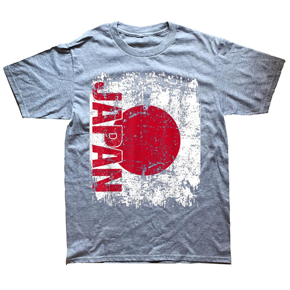 Funny JAPAN JAPANESE Flag Vintage T Shirts Summer Graphic Cotton Streetwear Short Sleeve Birthday Gifts T-shirt Mens Clothing