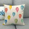 Colorful Spherical Style Collection Digital Printing Short Plush Pillow Covers For Car Sofa Office Cushion Cover Home Goods