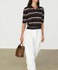 Masimodutti 100% Cotton Striped Knit Polo