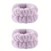2PCS Reusable Spa Wrist Washband Soft Microfiber Towel Wristbands For Washing Face Women Girl Yoga Running Sport Wrist Sweatband