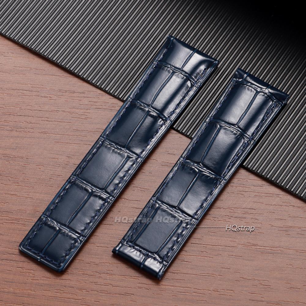 20mm 22mm 24mm dla TAG Heuer Skórzany Pasek do Zegarka Niebieski Brązowy Czarny Czerwony Bransoleta Skóra Bydlęca Damski Męski Pasek do Zegarka Akcesoria