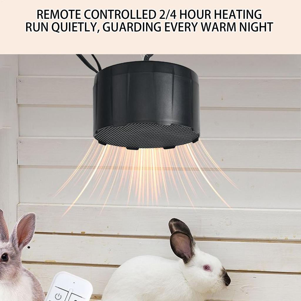 Dog House Heater Pet Heating Pad Indoor Outdoor Kennel Coop Shed Electric Portable Silent Safe Warmer for Puppy Cat Chicken