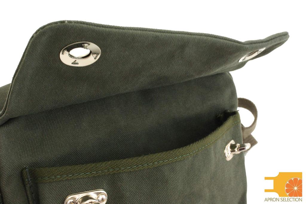 Hinomoto Canvas Shoulder Bag Green 20 X 27 X 10 Handmade Canvas Bag That Can Be Enjoyed Over Time with Canvas Crossbody Cloth Bag Present Gift (moss /