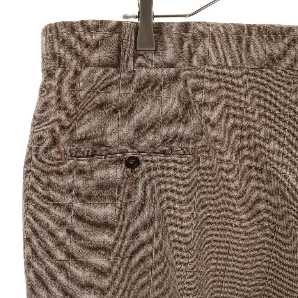 Vintage 70er 80er Karomuster Hose Braun Herren Gebraucht