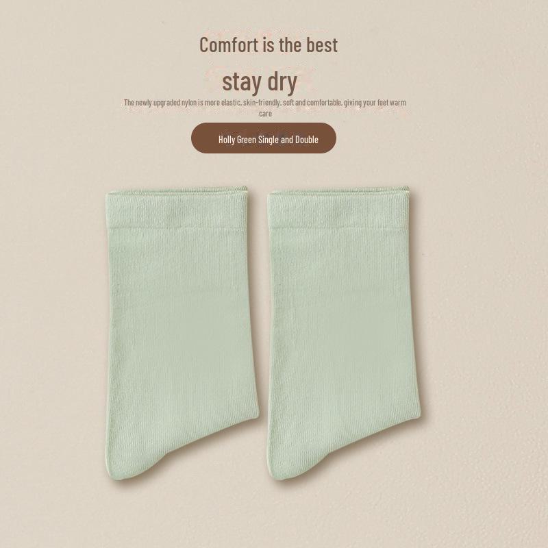 

Женские хлопковые солнцезащитные длинные носки Duidu Milk Series - в японском стиле, без косточек, антибактериальные, дезодорирующие, подходят для всех сезонов One Size