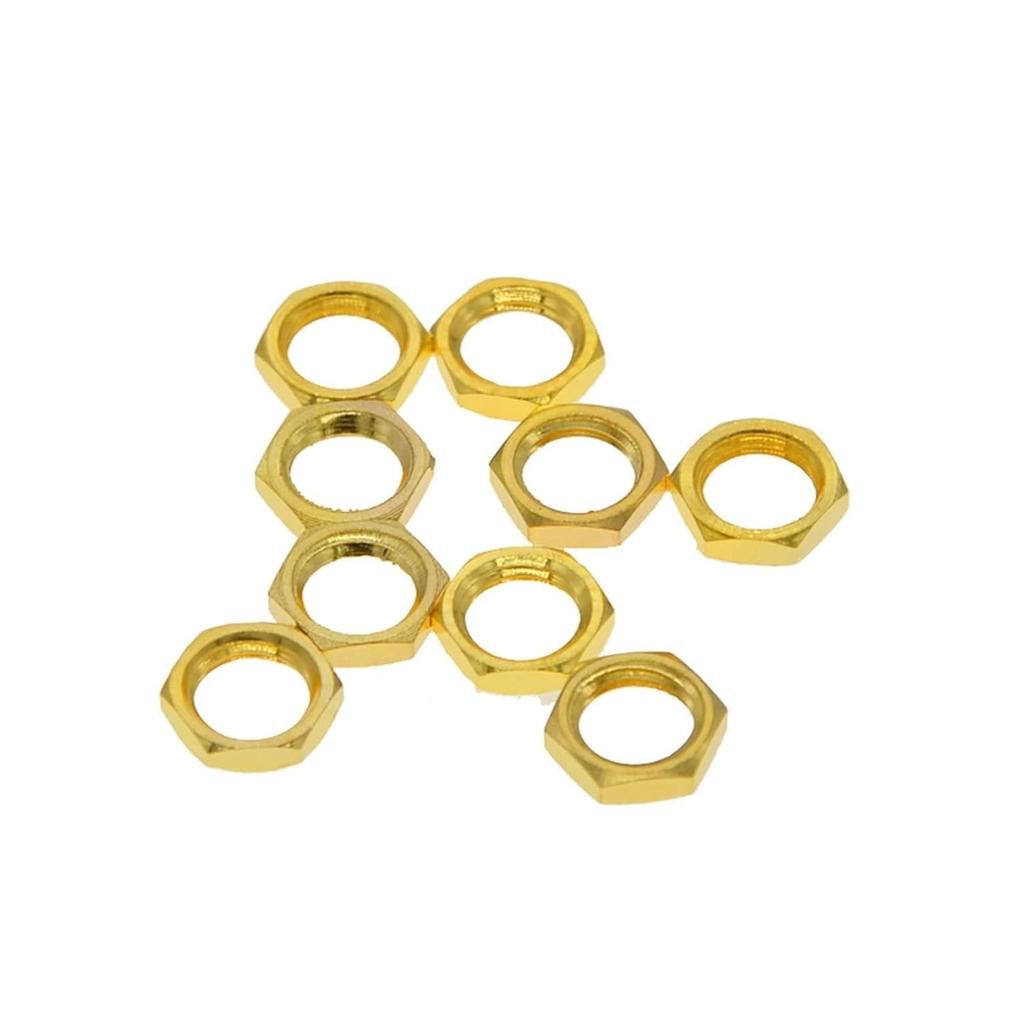 100pcs/lot SMA Screw Nuts/Spacer Washers/Spring Pads Compatible with RP-SMA/SMA Female Bulkhead Jack Wholesales (Color : SMA Screw Nuts, Size :