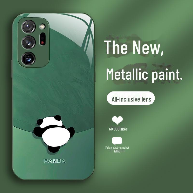 

Чехол-панда из жидкого стекла Samsung A01 Note10Pro M40 A12 с защитой линз Samsung A13 4G