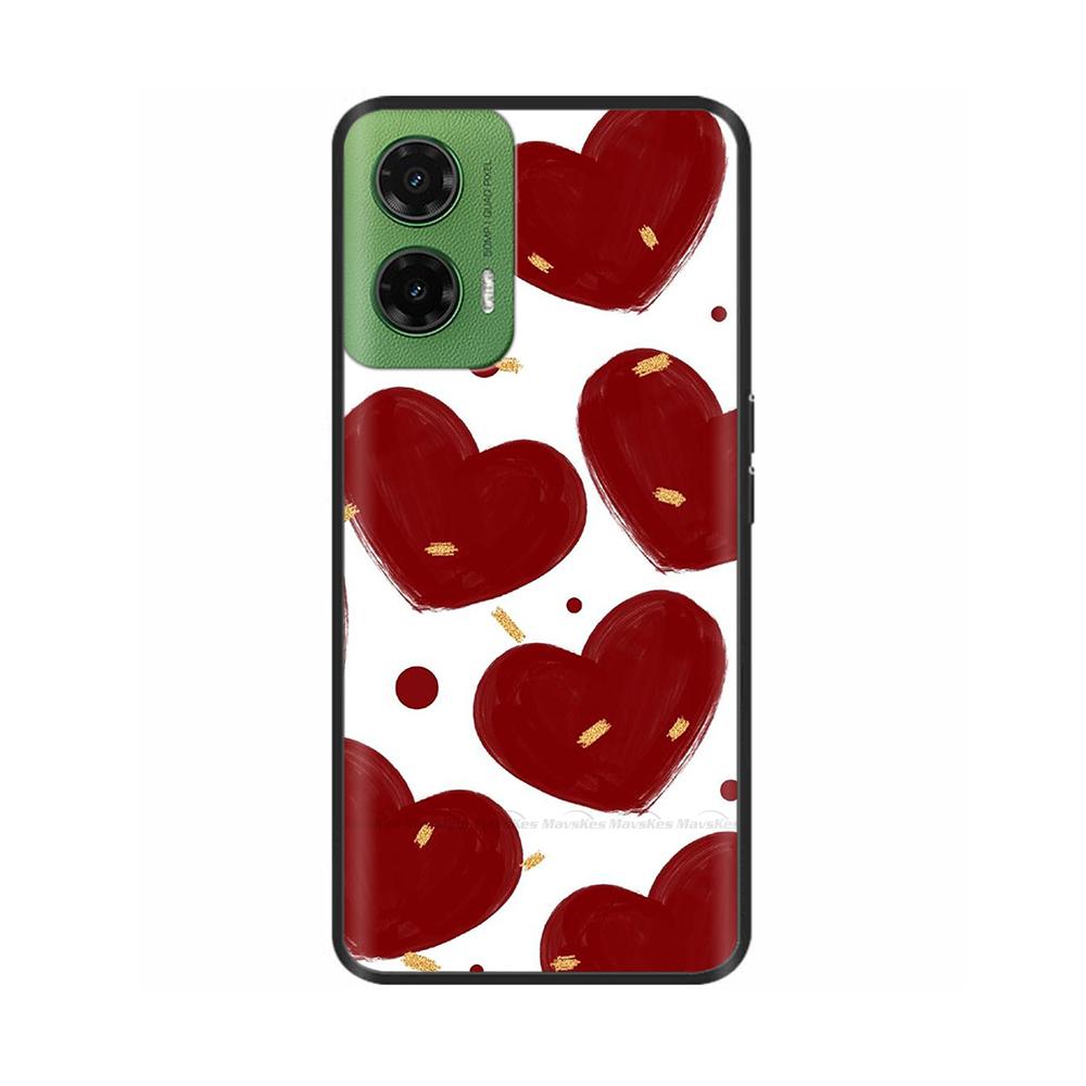 Für Motorola Moto G35 5G Hülle G 35 Niedlich Weiches Silikon Anti-Fall Hohe Qualität Schutzhülle für Moto G35 XT2433-5 MotoG35
