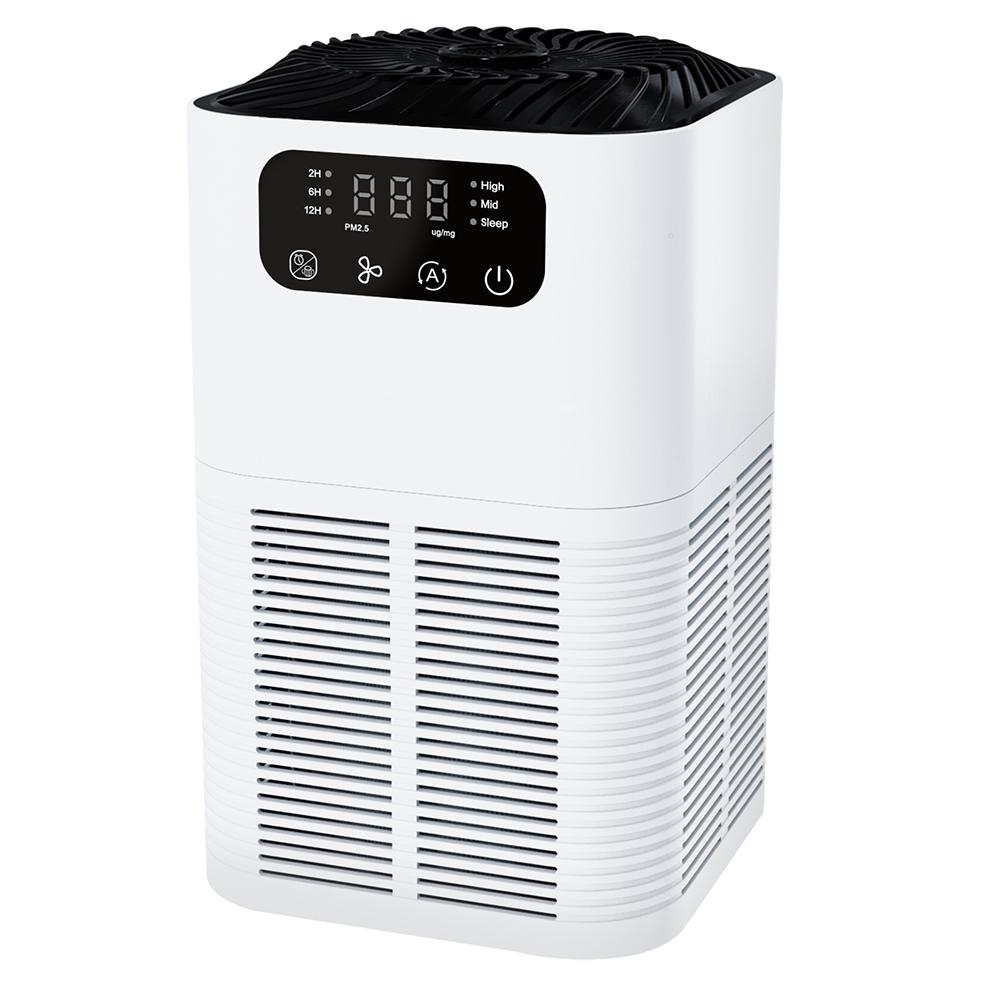 Air Purifier with HEPA Filter and Negative Ion Functionality Featuring Three Modes of Operation and Four Timer Choices