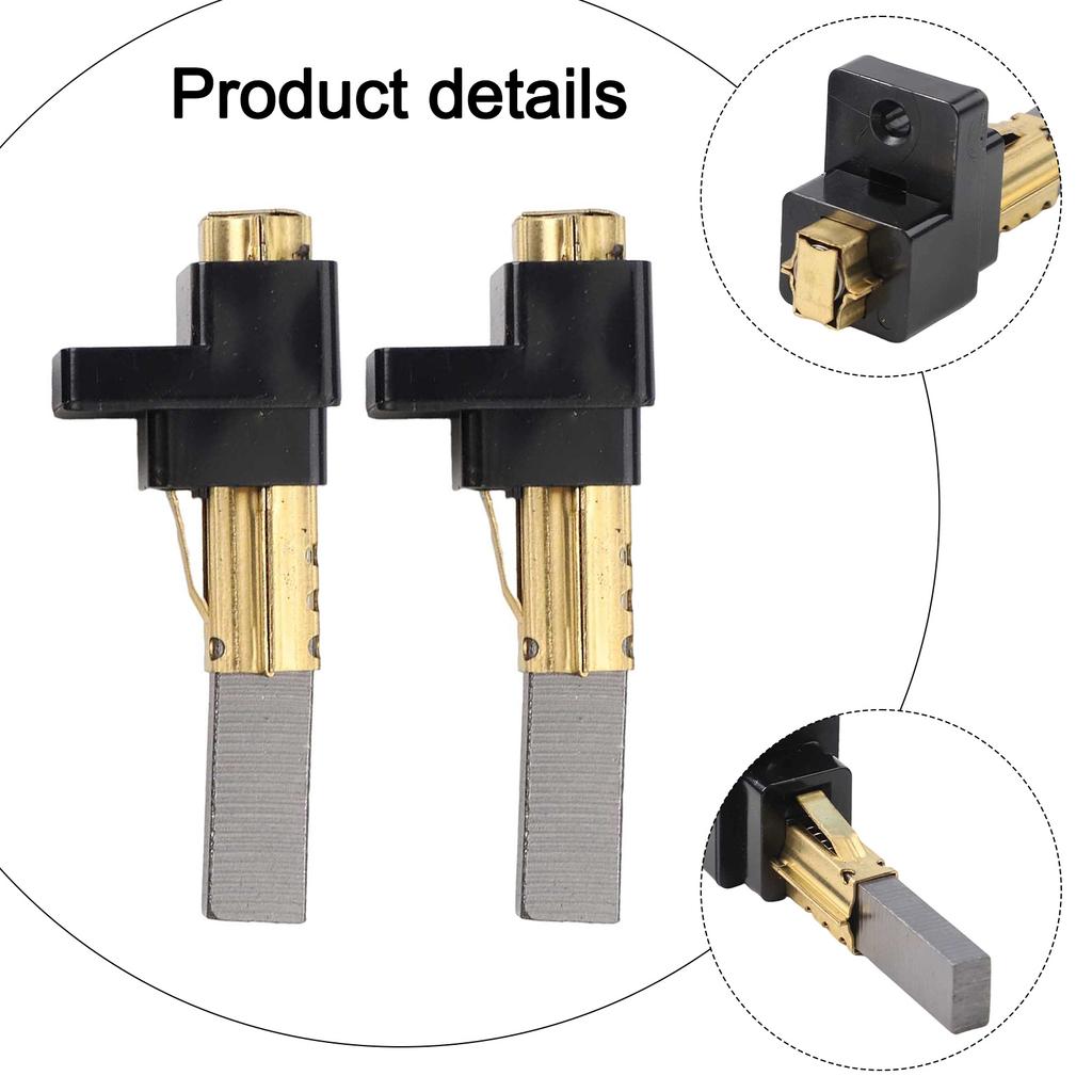 Home Appliance Maintenance 6.5X11X32mm Carbon Brush Replacement Carbon Brush Replacement Black And Gold Variation