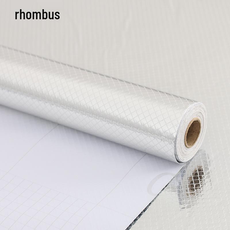 Oil-Proof, Moisture-Resistant, Self-Adhesive Aluminum Foil Stickers for Kitchen, Cupboards, Drawers, Wardrobes, and Shoe Cabinets.