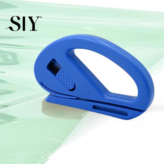 Easy-to-use Paper Trimmer with Hidden Blade 1/2Pcs Safety Cutter Tool Film Wrapping Easy Sliding Packaging Roll Compact Design