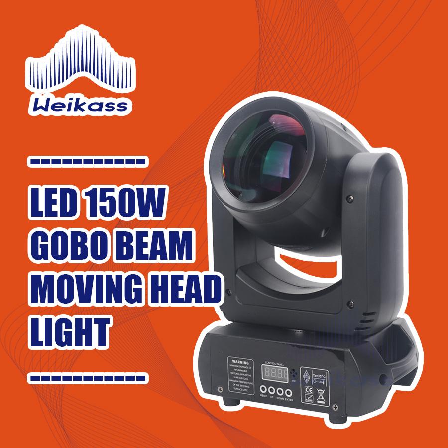 1-4Pcs 150W Beam Gobo Light 18Prism 8Gobo LED Spot Light Stage Effect Lighting DJ Disco Stage Moving Head Lights Stage