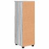 Bathroom Cabinet with Storage Grey Sonoma 30 x 35 x 95 cm
