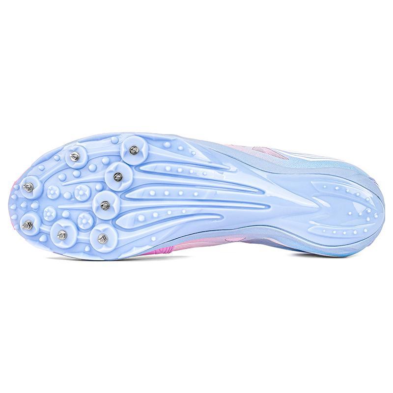 Li Ning Comfortable Cushioning Slip Resistant Abrasion Resistant Low top Training Running Shoes Unisex Blue Pink AJJS001-2