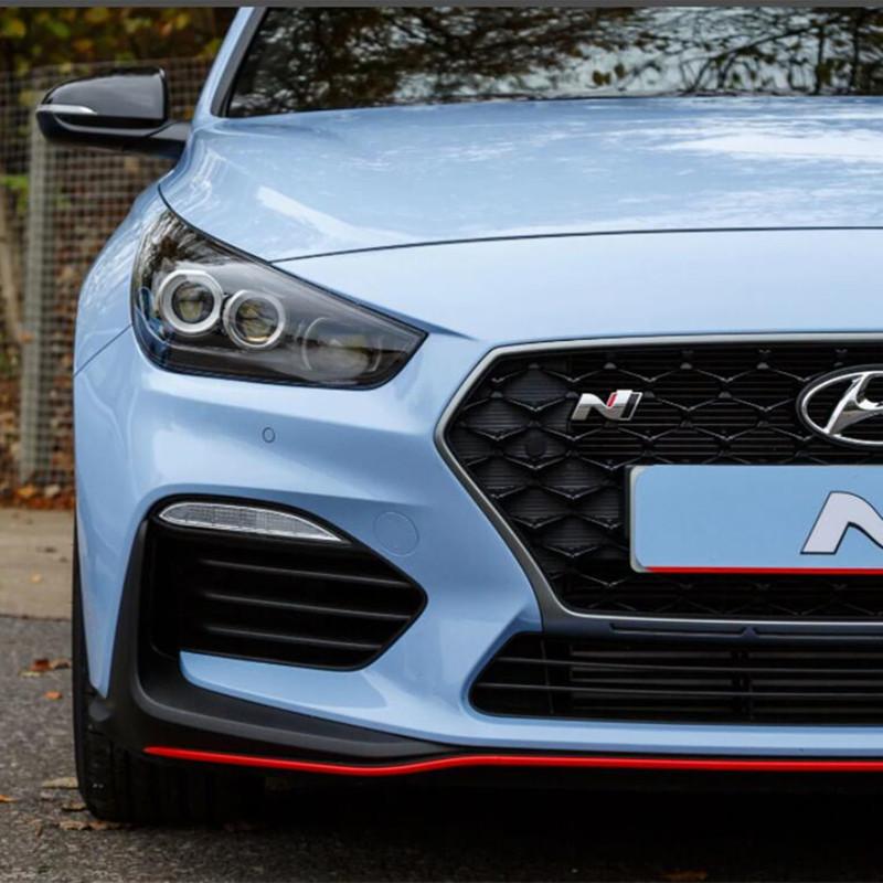 CMQW3 N N LINE Emblem METALL Heckklappe Auto Kühlergrill Abzeichen Aufkleber Für Hyundai I10 I20 I30 I40 IX20 IX35 Tucson Solaris Azera Zubehör