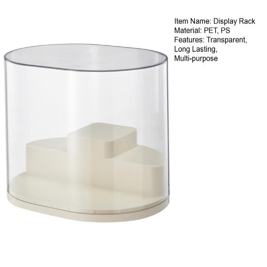 Figure Storage Box Dust-proof Display Rack Transparent Design Stackable Multipurpose Display