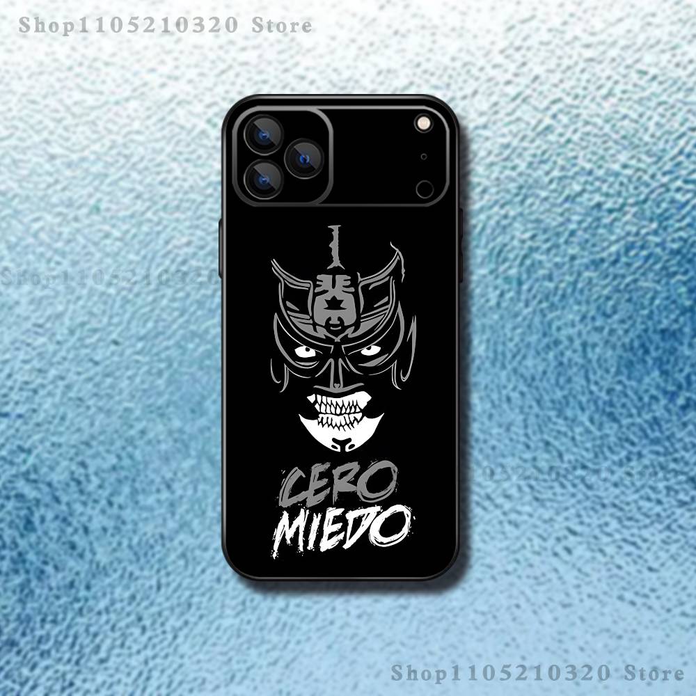 Penta Zero M-Miedo Phone Case For iPhone 17,16,15,14,13,12,11 ,Pro Max,XS,X,XR,SE,Mini,8,7,Soft Silicone Black Cover