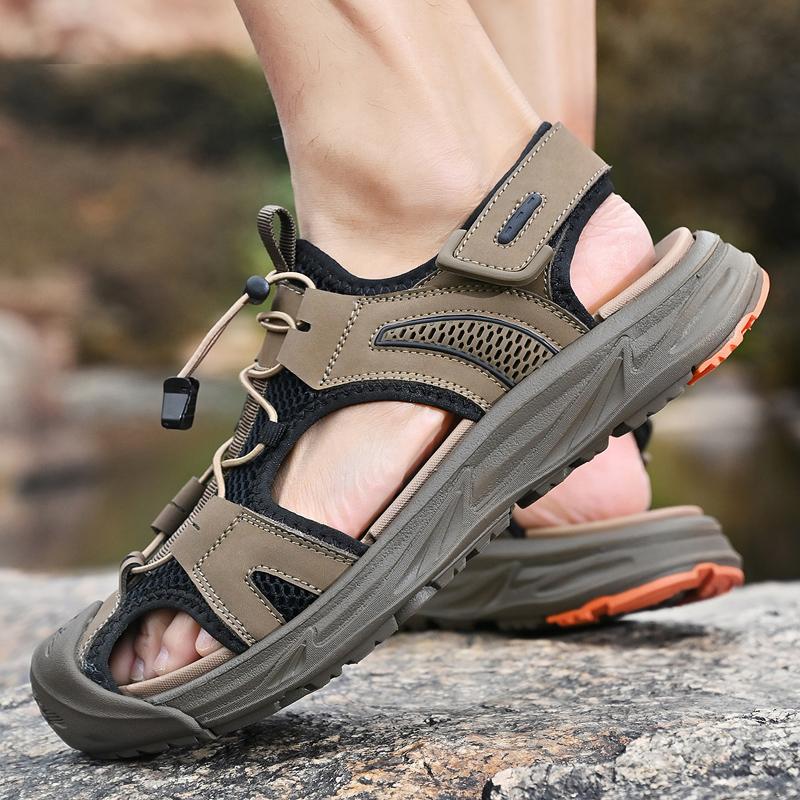 Fashion Summer Beach Shoes Outdoor Leisure High-quality Style Comfortable Walking Black Breathable Sandal Plus Size Versatile New