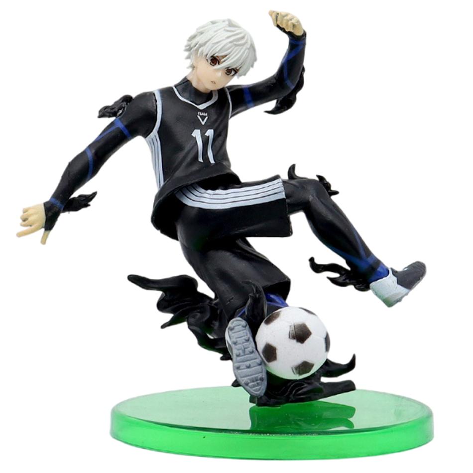 Anime BLUE LOCK Figure Football Comic Isagi Yoichi Bachira Meguru Nagi Seishiro Mikage Reo PVC Model Room Decor For BIrthday Gif