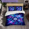 Borussia Dortmund Pattern 3 Pieces Bedding Set Soft Microfiber Duvet Cover with Pillow Cases for Bedroom