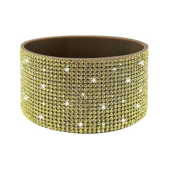 

Rhinestone Silicone Boot for 30-40oz Cup Sparkling Glitter Tumbler Base Protector Non-Slip Shockproof Cup Sleeve Stylish Q