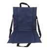 Portable Stadium Seat Cushion Foldable Oxford Cloth Outdoor Cushion with Backrest for Sports Events 
