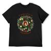 A-WREATH-A, The Queen of Soul At Christmas T-Shirt Aesthetic Clothes Summer Top Blouse T-shirts for Men Cotton