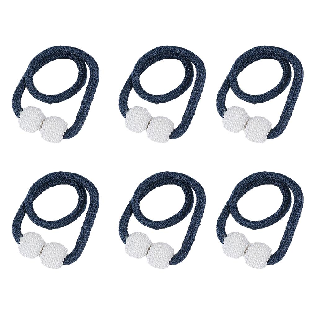 

6pcs/set Exquisite Workmanship And Magnetic Curtain Tiebacks For Easy Installation Easy To Install