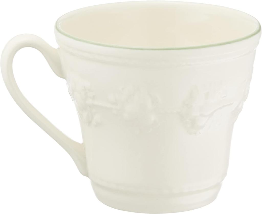 Wedgwood Festivity Raspberry Pair of Christmas Wedding Housewarming Official Brand Gift Authentic Imported Product Mugs, 350ml, (Set 2), Ceramic,