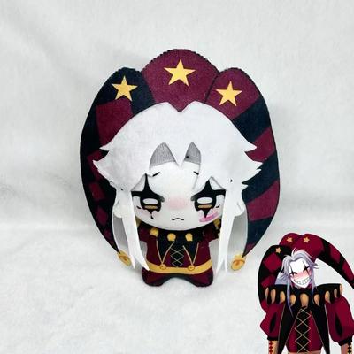 Hra The Freak Circus Pierrot Cosplay Panenka Plyšová Vyplněná Bavlněná Figurka Panenky Měkké Plyšáky Karnevalové Doplňky Halloweenské Rekvizity