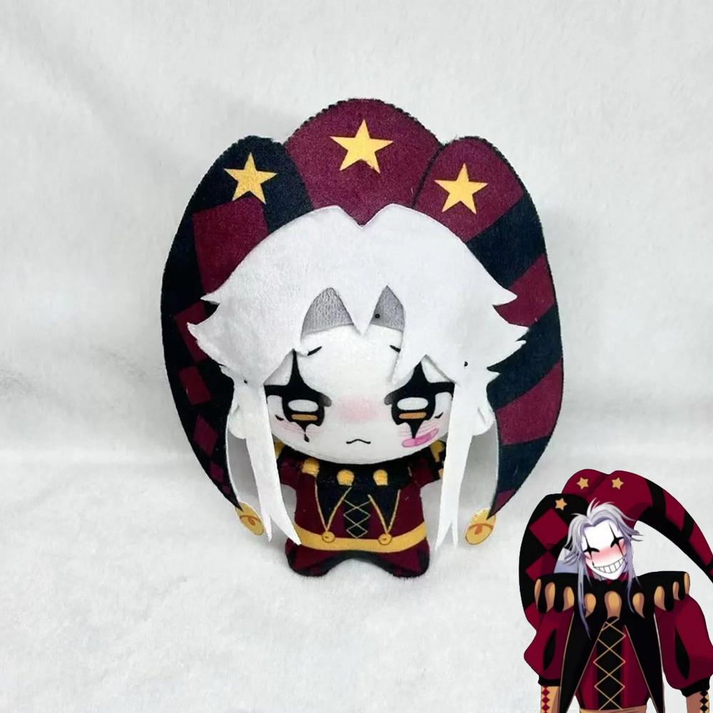 Hra The Freak Circus Pierrot Cosplay Panenka Plyšová Vyplněná Bavlněná Figurka Panenky Měkké Plyšáky Karnevalové Doplňky Halloweenské Rekvizity