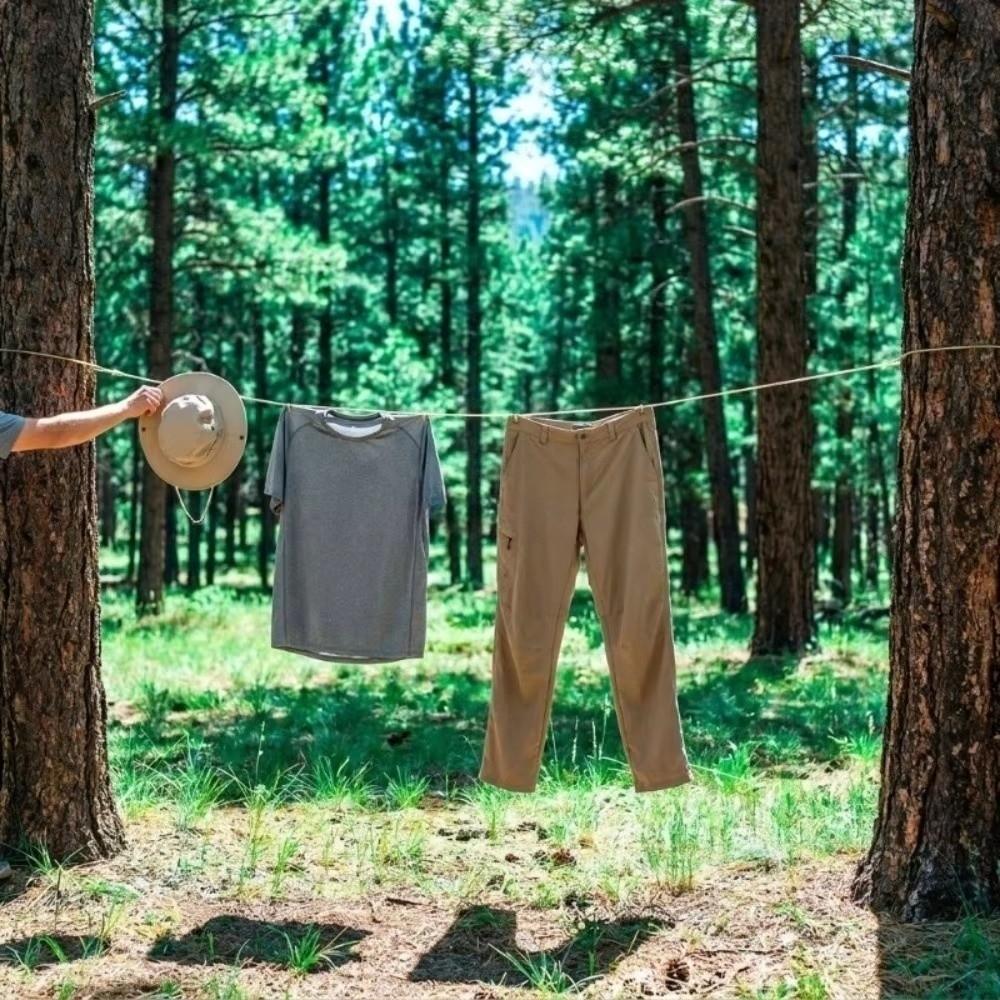 Portable Laundry Drying Rope 10/20/30M Outdoor Clothesline Multifunctional Drying Line  Camping