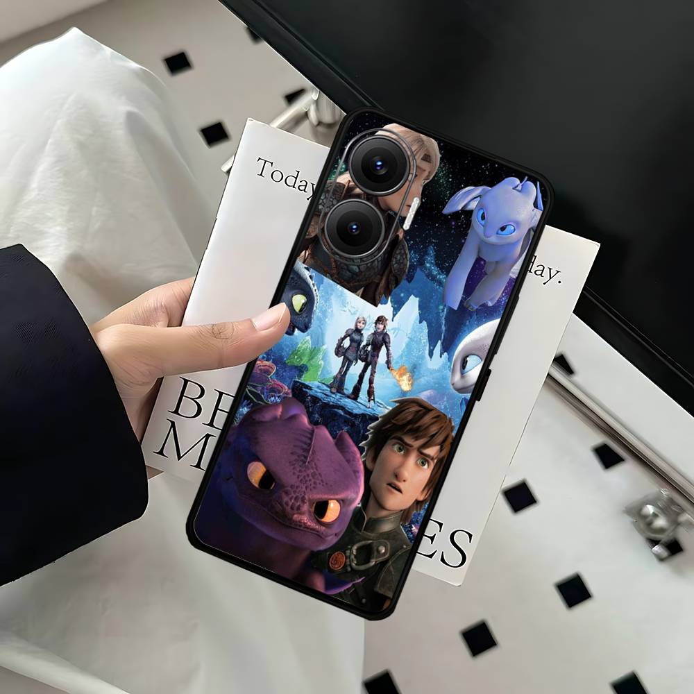

Movie How To T-Train Your D-Dragon Phone Case For Xiaomi Mi 5X 8 9 10 11 12 Lite Pro 10T PocoX3pro PocoM3 Note 10 Pro Lite Redmi 9