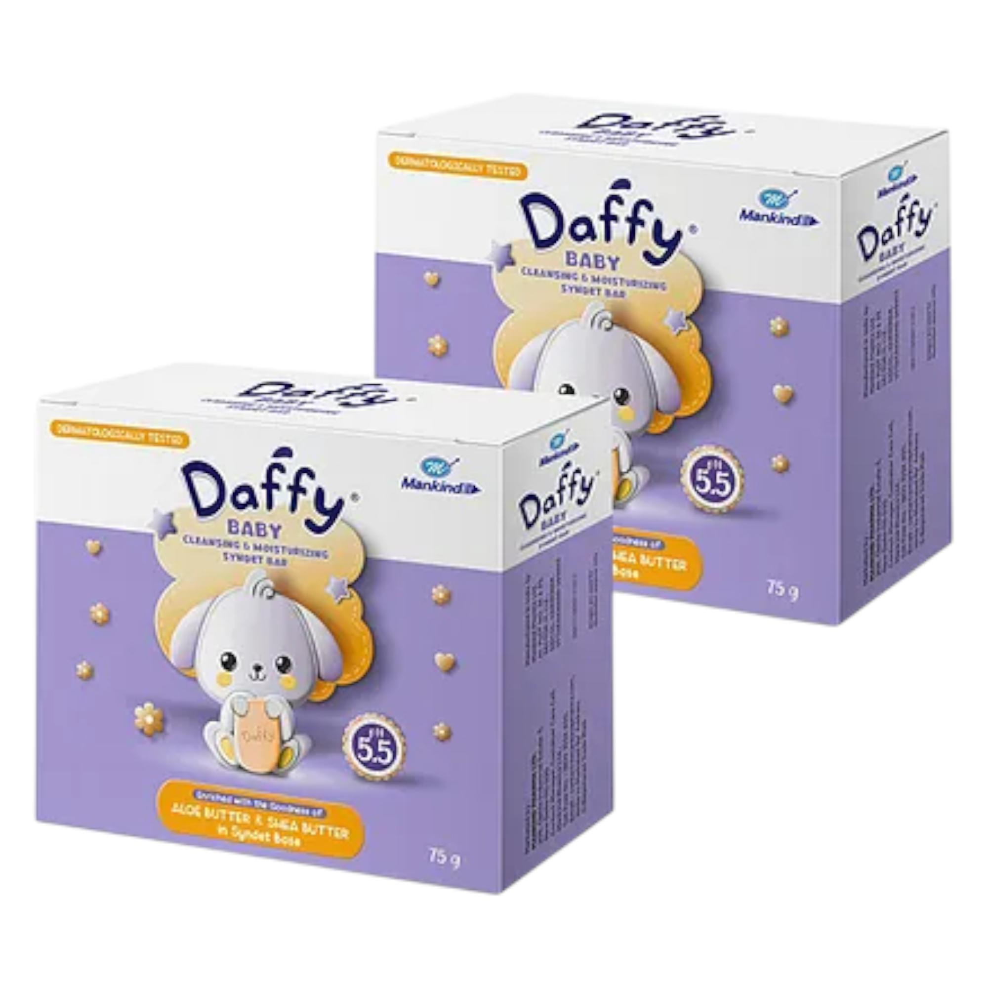 

Мыло Dr Reddy Daffy для купания младенцев 75 г, упаковка 2 шт. Мягкое увлажняющее очищающее средство без мыла для младенцев