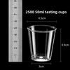 Thickened Disposable Cups Hard Airline Cups Heat Resistant Plastic Cups for Home Tea Wine