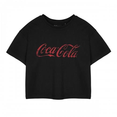 Damska Krótka Koszulka z Krótkim Rękawem Coca-Cola