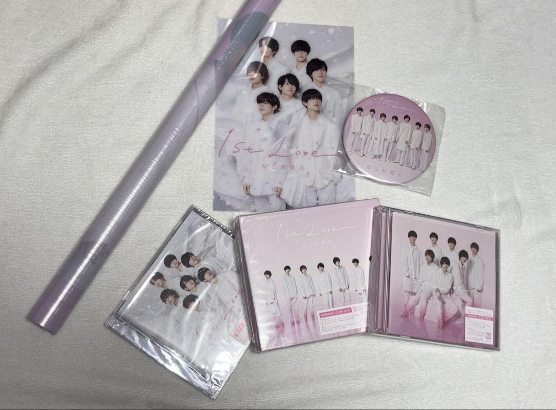 

[USED] Naniwa Danshi 1st LOVE CD set with first edition bonus