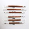 6 Pcs Pottery  Clay Sculpting Tools Double-Sided Smooth Wooden Handles.