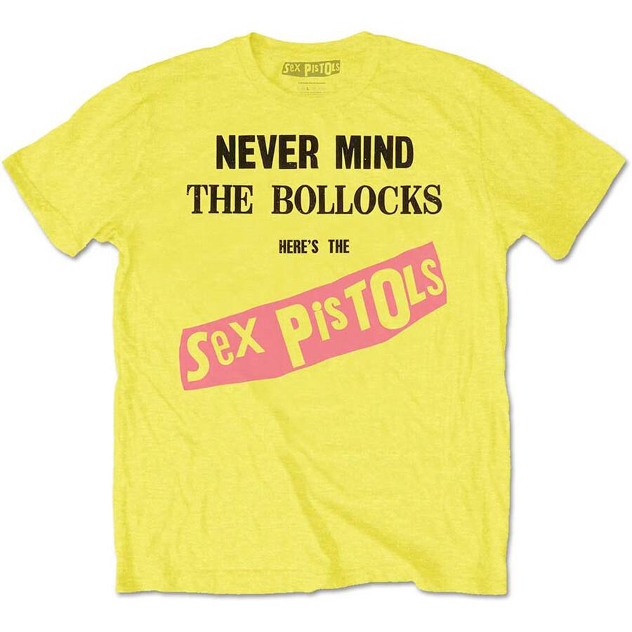 Sex Pistols - Never Mind The Bollocks Original Album Cover - Yellow T-shirt Unisex T-Shirt XXL