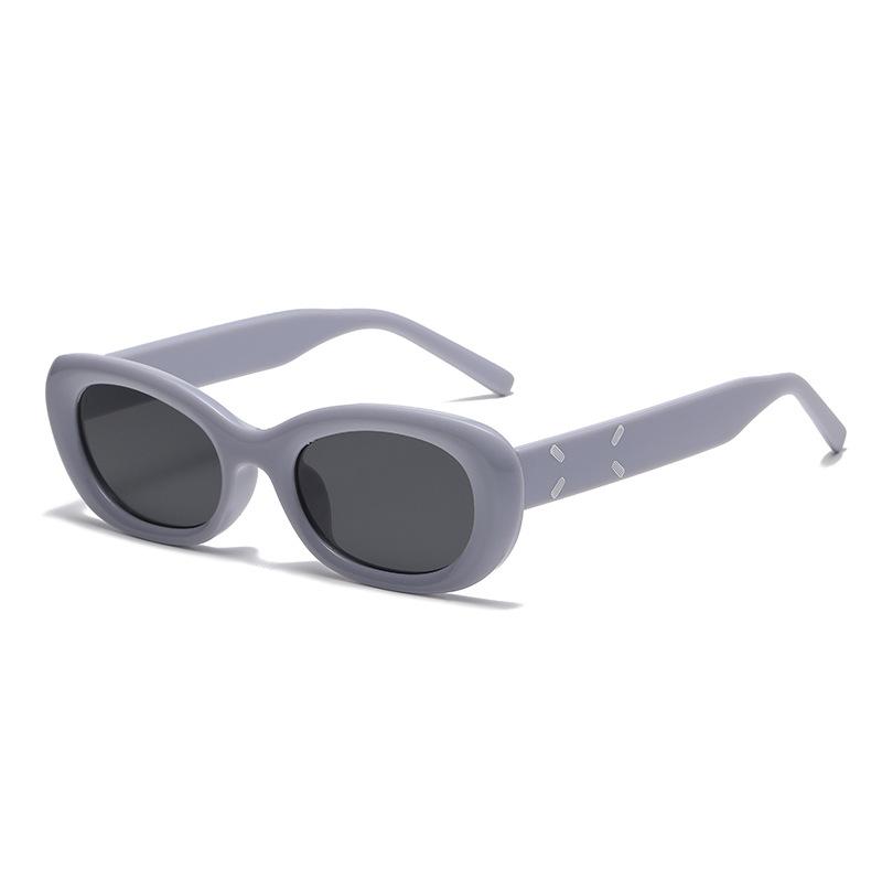 4713 New Oval Sunglasses European And American Ins Versatile Glasses 2024 Cross-Border Street Sunglasses Sunglasses