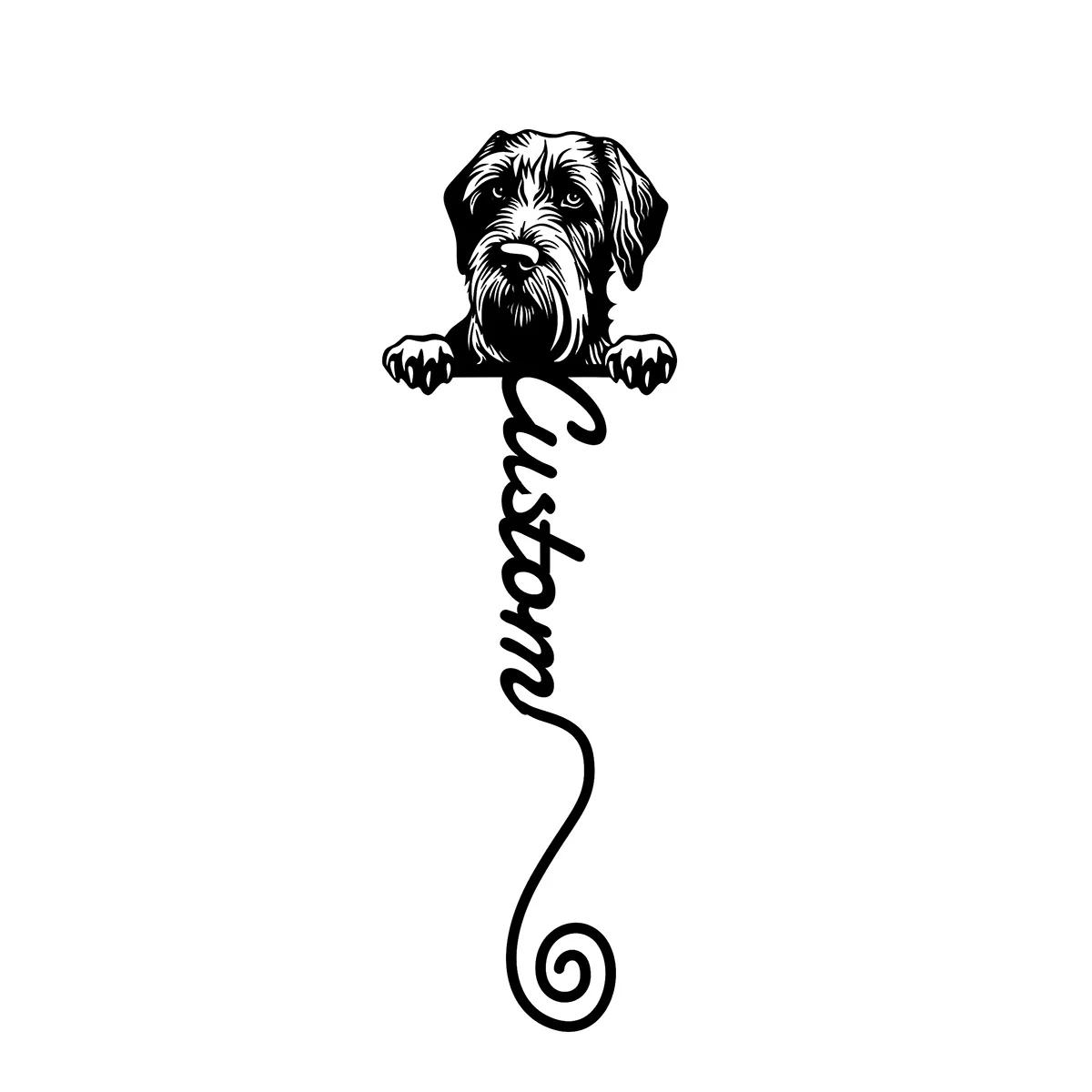 

Metal Bookmark German Wirehaired Pointer Dog Lover Gift Unique Bookmark for Teachers Back to School