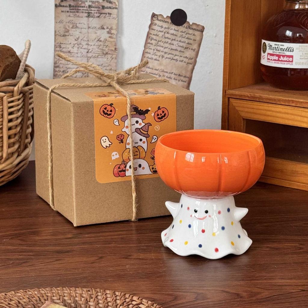 Give girls birthday gifts, cute and funny ghost ceramic mugs, design sense, pumpkin water cups, girlfriends' souvenirs
