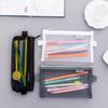 Office Supplies Simple Pen Box Transparent Pencil Bag Pen Bag Case Pencil case Mesh Pencil Case