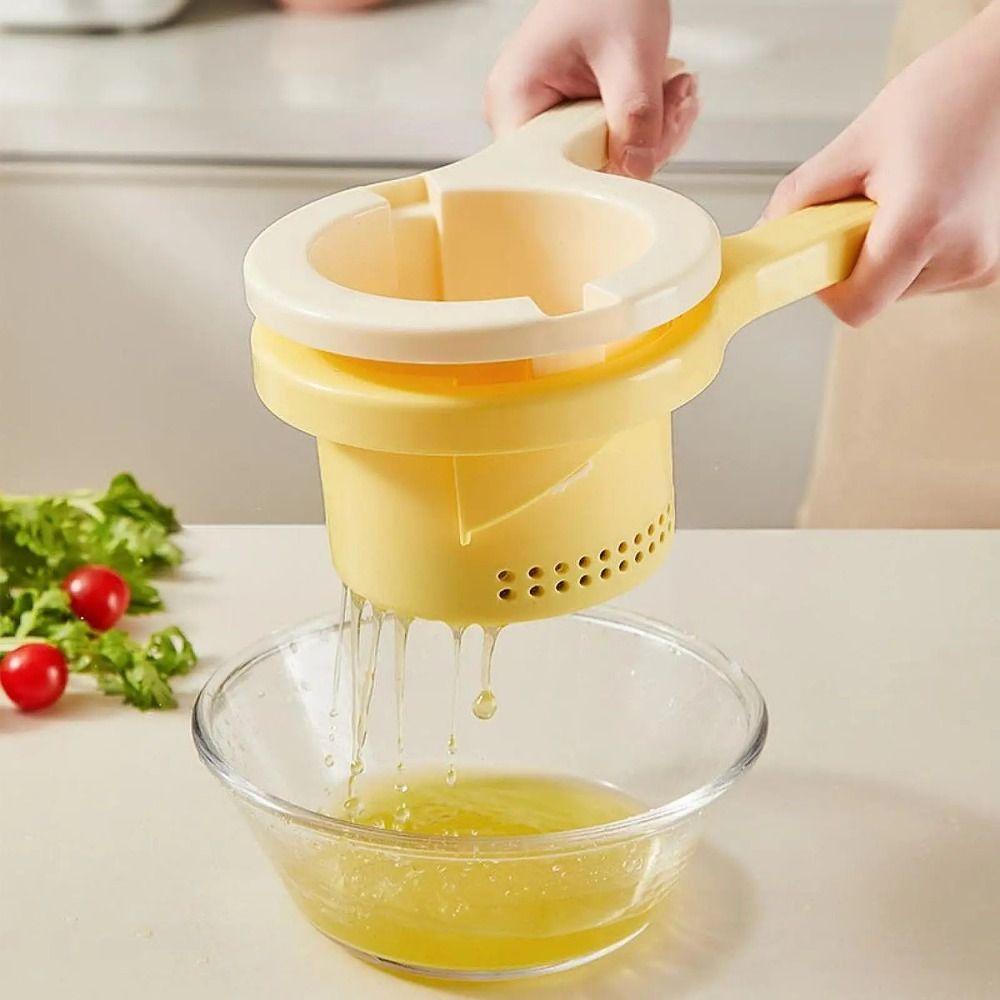 Portable Vegetable Squeezer Manual Rotating Vegetable Water Squeezing Machine  Cooking